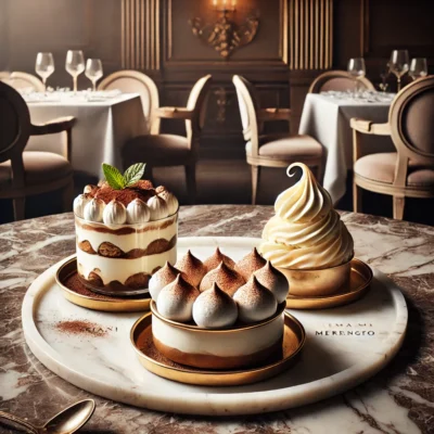 alt= "Desserts at Cipriani, Wynn Plaza"