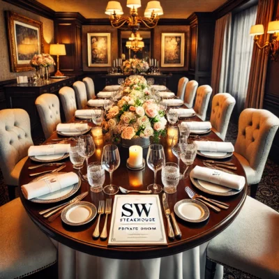 alt= "Private dining at SW Steakhouse, Wynn Las Vegas"