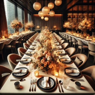 alt= "Private dining at Mastro's, The Shops at Crystals"