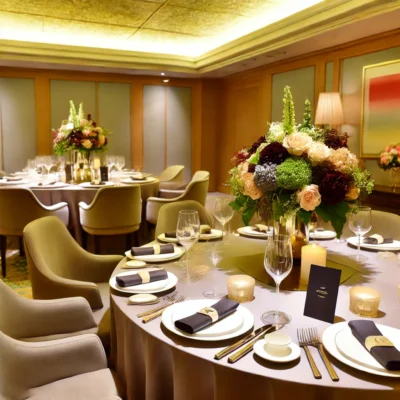 alt= "Private dining at Aquaknox, The Venetian"