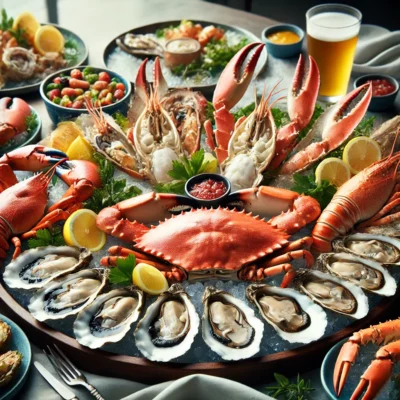 alt= "Seafood platter at Joes Seafood, Caesars Palace"