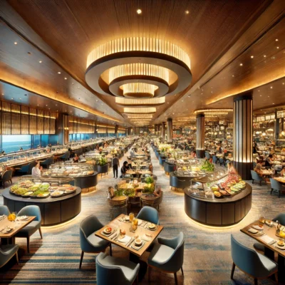alt= "Bacchanal Buffet, Caesars Palace"