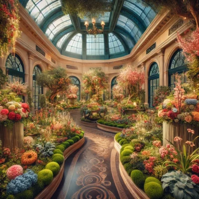 alt= "Bellagio Conservatory & Botanical Gardens"