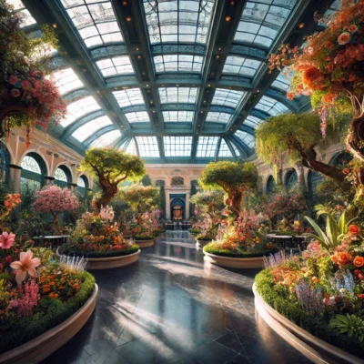 alt= "Bellagio Conservatory & Botanical Gardens"