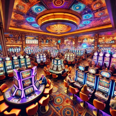 alt= "Casino floor at Harrah's Las Vegas"