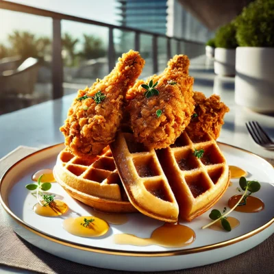 alt= "Signature dish, Overlook Grill, Cosmopolitan Hotel"