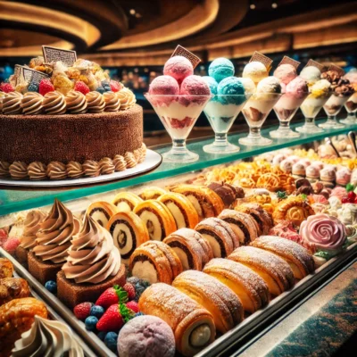 alt= "Dessert Station, The Buffet at South Point