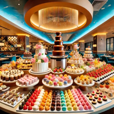 alt= "Dessert Station, Feast Buffet"