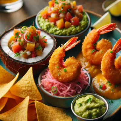 alt= "featured dishes at Rhumbar, Mirage Hotel"
