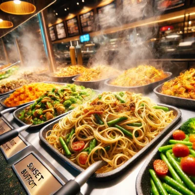 alt= "Food Stations at The Feast Buffet"
