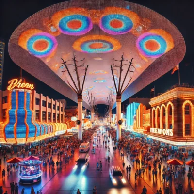 alt= "Fremont Street Experience, Downtown Las Vegas"