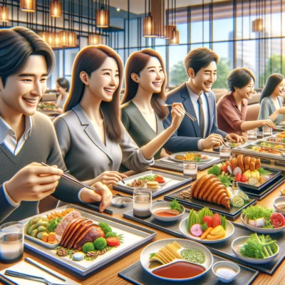 alt= "Dining at A.Y.C.E Buffet, Palms Casino Resort"