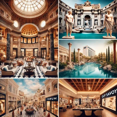 alt= "Attractions at Caesars Palace"