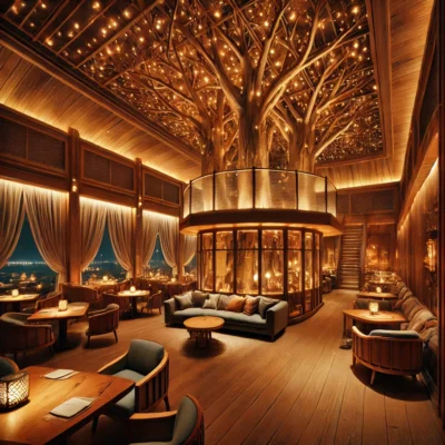 alt= "Mastro Treehouse, The Shops at Crystals"
