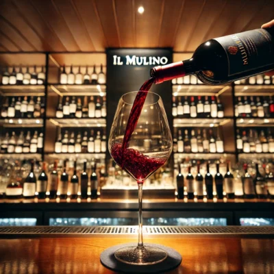 alt= "Drinks at II Mulino New York, Caesars Palace"