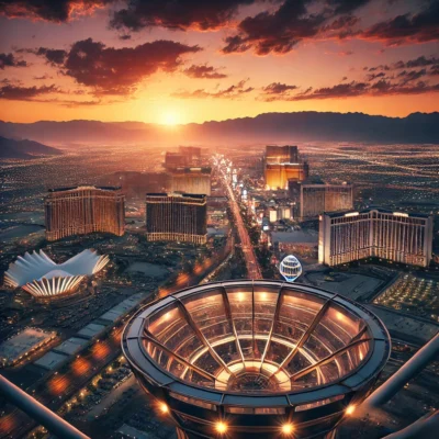 alt= "SkyPod Observation Deck, STRAT Hotel"