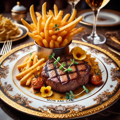 alt= "Popular dish at Mon Ami Gabi, Paris Las Vegas"