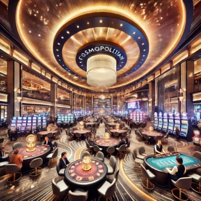 alt= "Casino floor, Cosmopolitan Hotel Las Vegas"