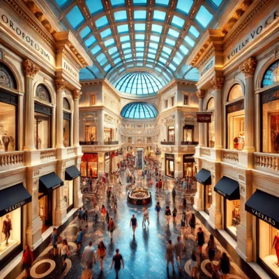 alt= "The Forum Shops at Caesars Palace"