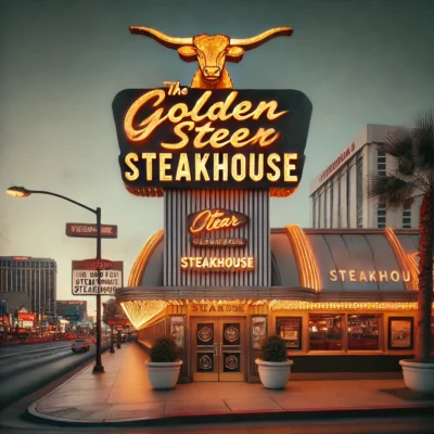 alt= "The Golden Steer Steakhouse, STRAT Hotel"