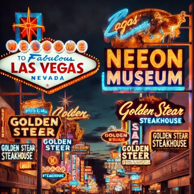 alt= "Neon Museum near STRAT Hotel Las Vegas"