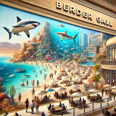 alt= "Attractions at Mandalay Bay"