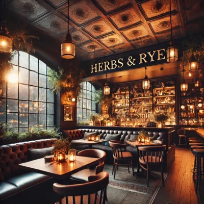 alt= "inside Herbs & Rye Restaurant, Las Vegas"