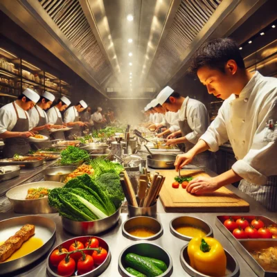 alt= "Giada open kitchen, The Cromwell Las Vegas"