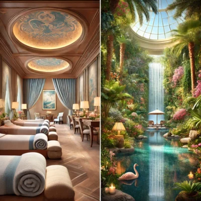 alt= "Spa and conservatory at Wynn Las Vegas"