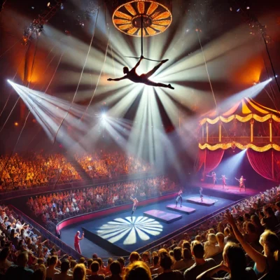 alt= "Circus acts at Circus Circus Hotel"