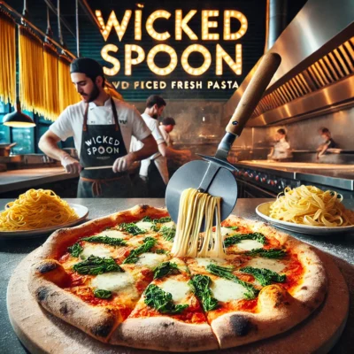alt= "Italian Food Station, Wicked Spoon Buffet"