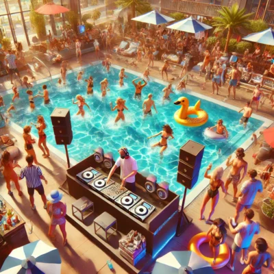 alt= "Live entertainment at The LINQ Hotel + Experience"
