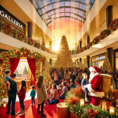 alt= "Seasonal event at Galleria at Sunset"