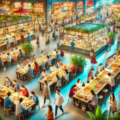 alt= "Dining at LINQ Hotel Casino Las Vegas"
