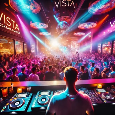 alt= "Live entertainment at VISTA Cocktail Lounge"