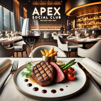 alt= "Dining near Apex Social Club"