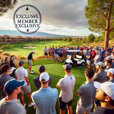 alt= "Member event at Desert Pines Golf Club"