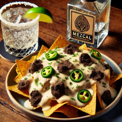 alt= "Bar food at The Ghost Donkey"
