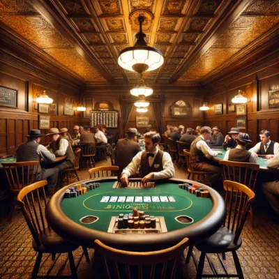 alt= "Poker room, Binion's Gambling Hall Las Vegas"