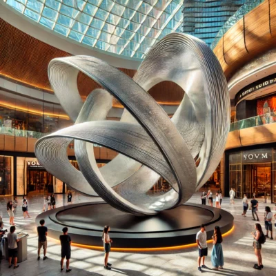 alt= "Art of Richard MacDonald, public installation"