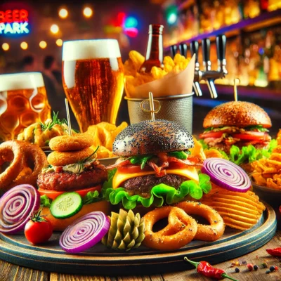 alt= "Dining at Beer Park"