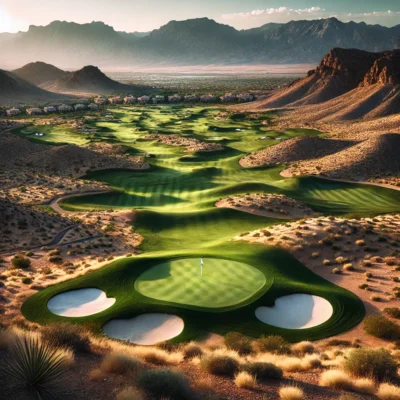 alt= "Signature hole at The Summit Club"