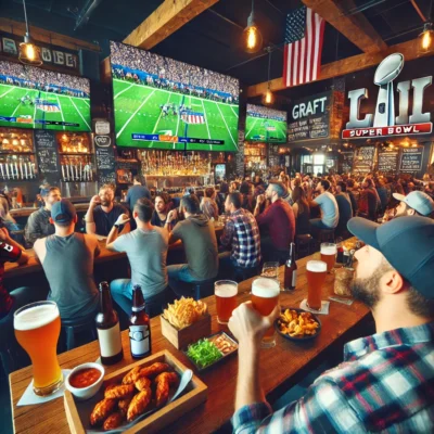 alt= "Watching Super Bowl Sunday in Las Vegas"