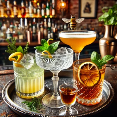 alt= "Cocktails at The Underground"