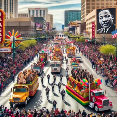 alt= "Parade for Martin Luther King Jr. Day"