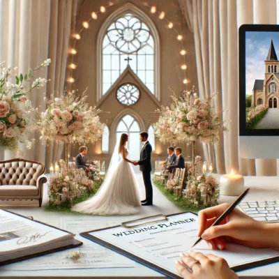 alt= "Wedding planning at Chapel of the Flowers"