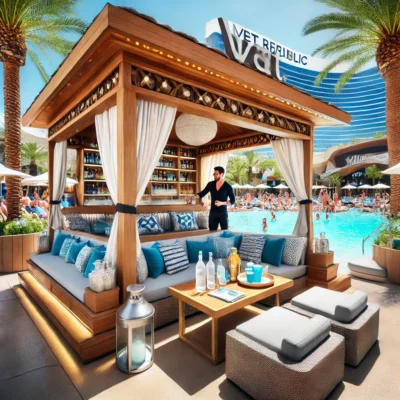 alt= "VIP Cabana at Wet Republic"