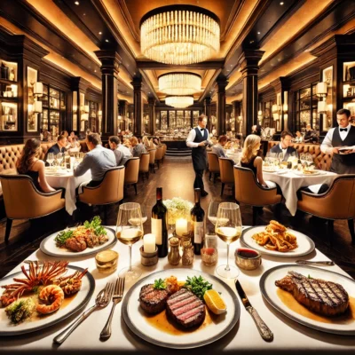 alt= "Dining at D Casino Las Vegas"