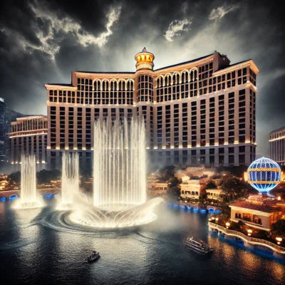 alt= "Entertainment at Bellagio Shops"