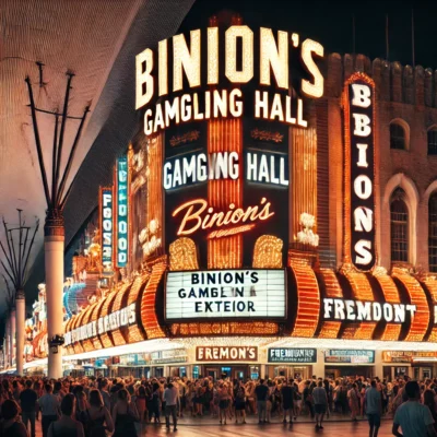 alt= "Gambling at Binion's Las Vegas"